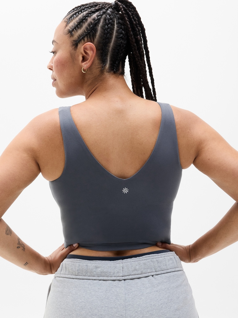 Transcend V-Neck Crop Sports Bra A-C