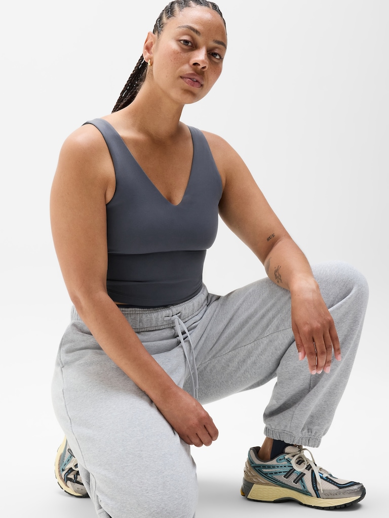 Transcend V-Neck Crop Sports Bra A-C