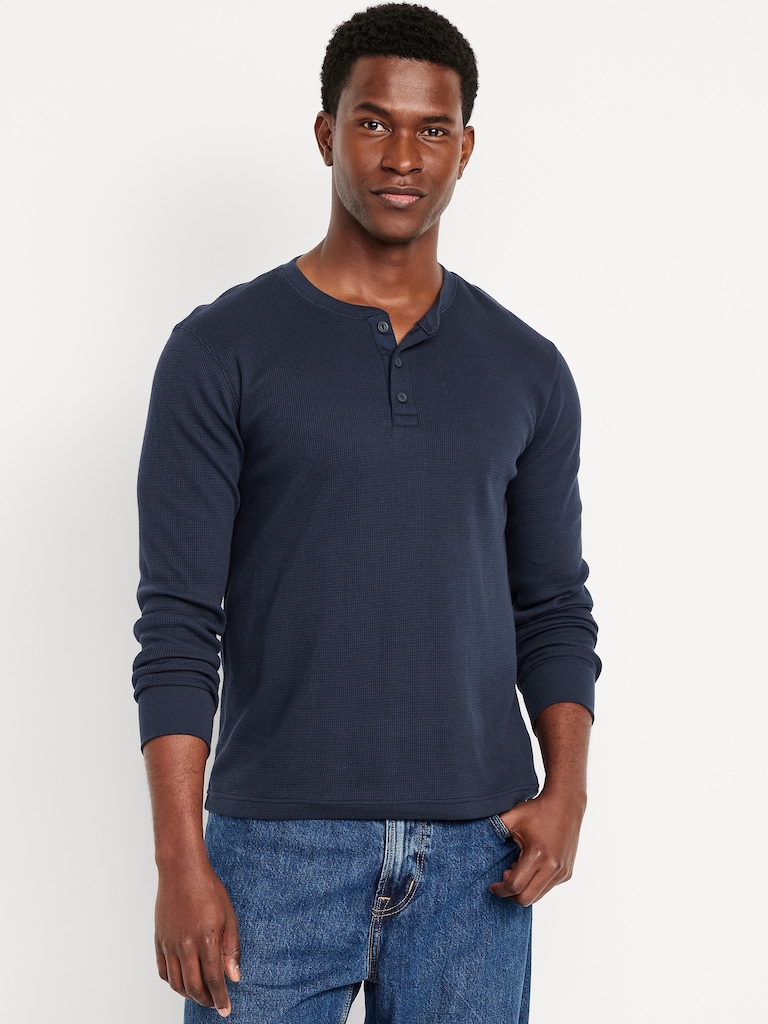 Waffle Henley T-Shirt