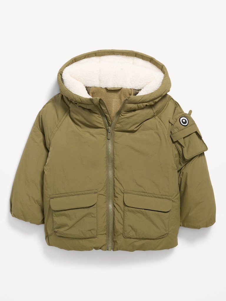 Water-Resistant Unisex Oversized Monster Jacket for Toddler