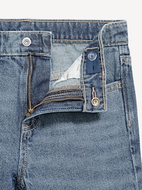 Wow High-Waisted Baggy Wide-Leg Jeans for Girls