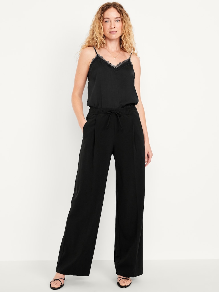 V-Neck Hardware One-Piece Swimsuit