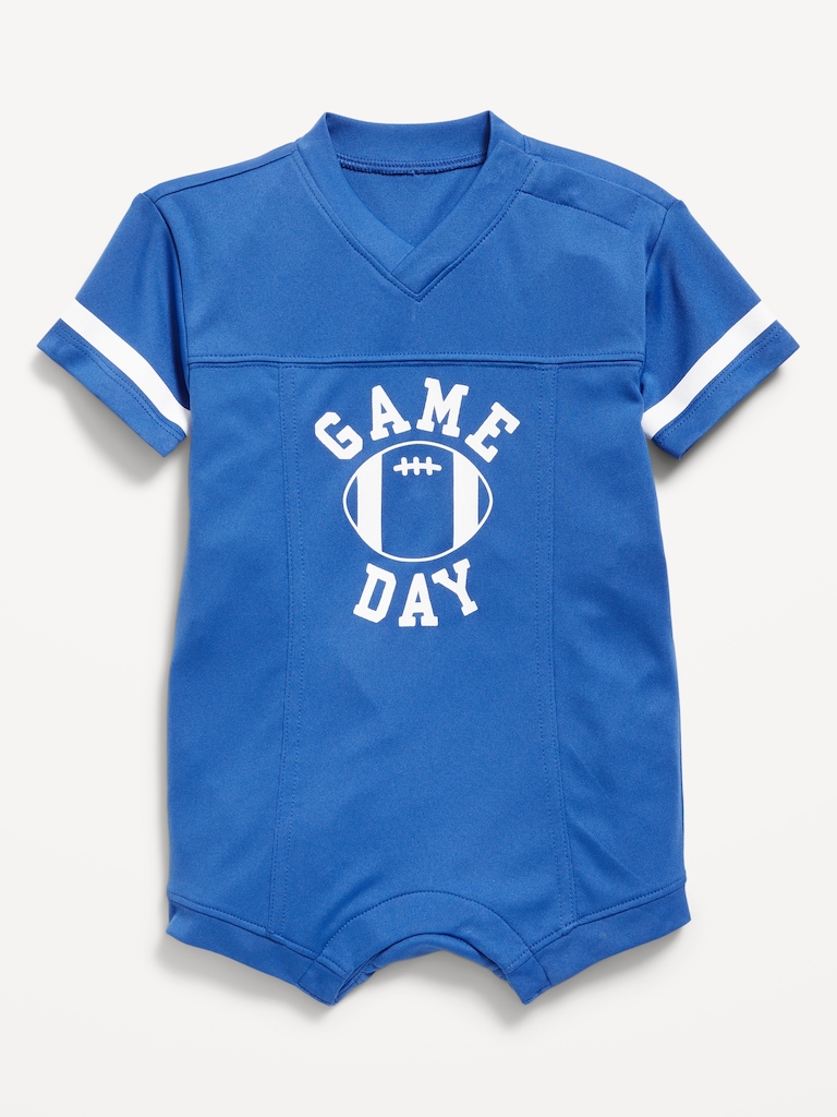 Football Jersey One-Piece Romper for Baby