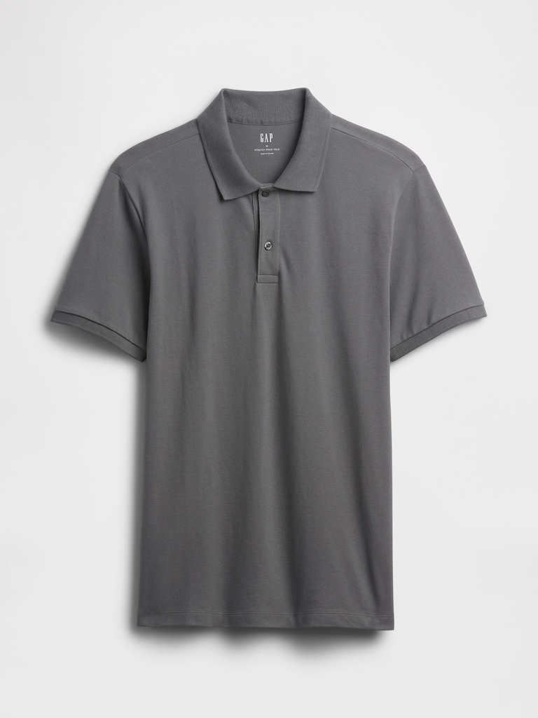 Stretch Pique Polo Shirt