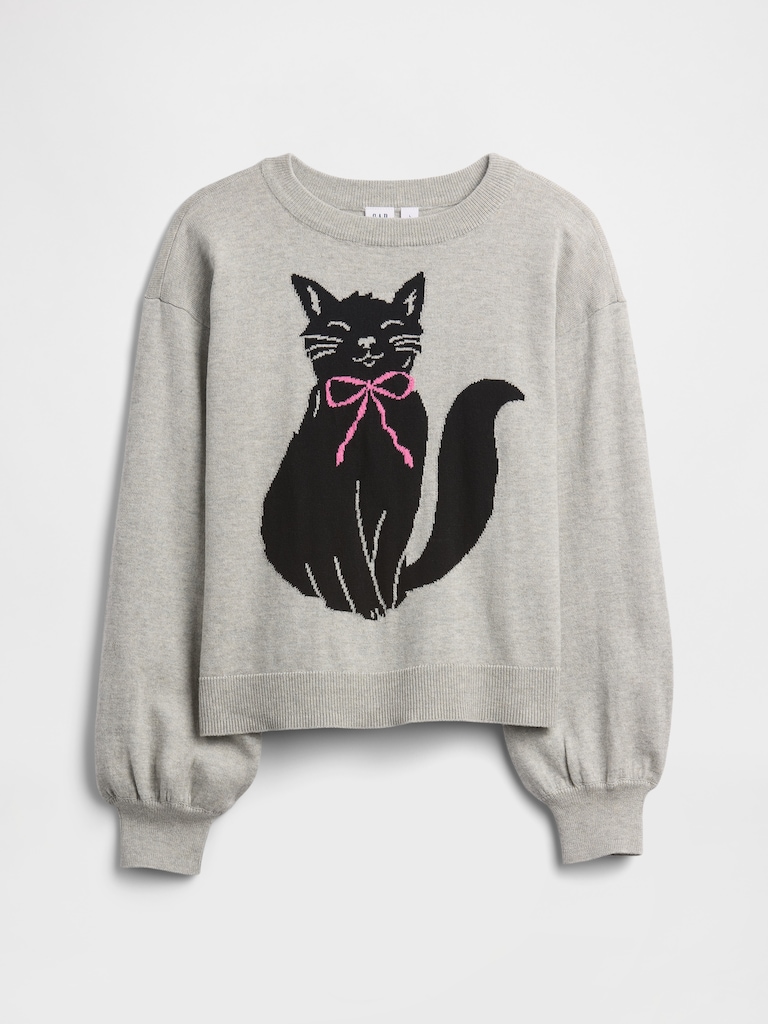 Kids Relaxed Intarsia Sweater