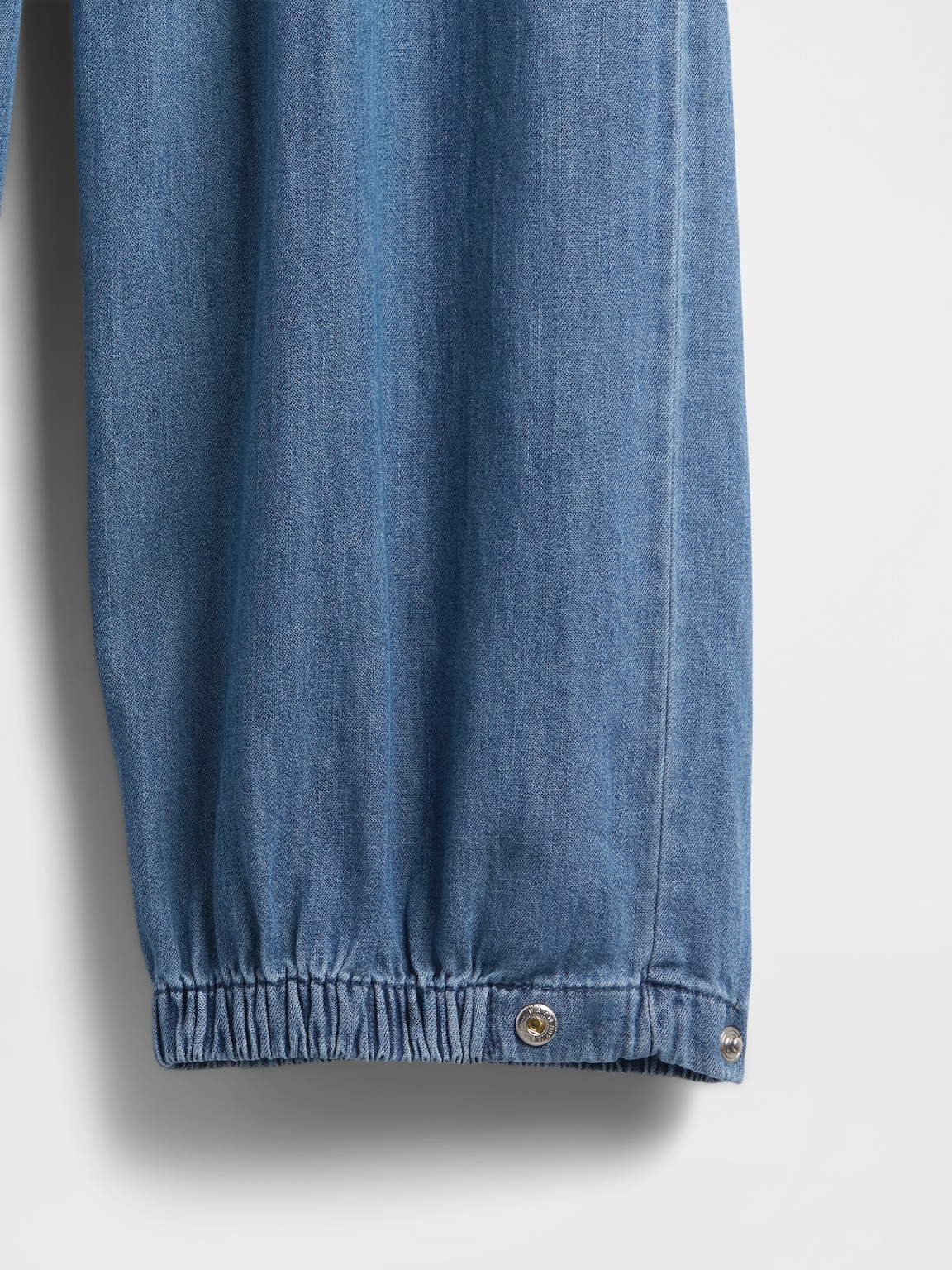 Kids Denim Baggy Joggers