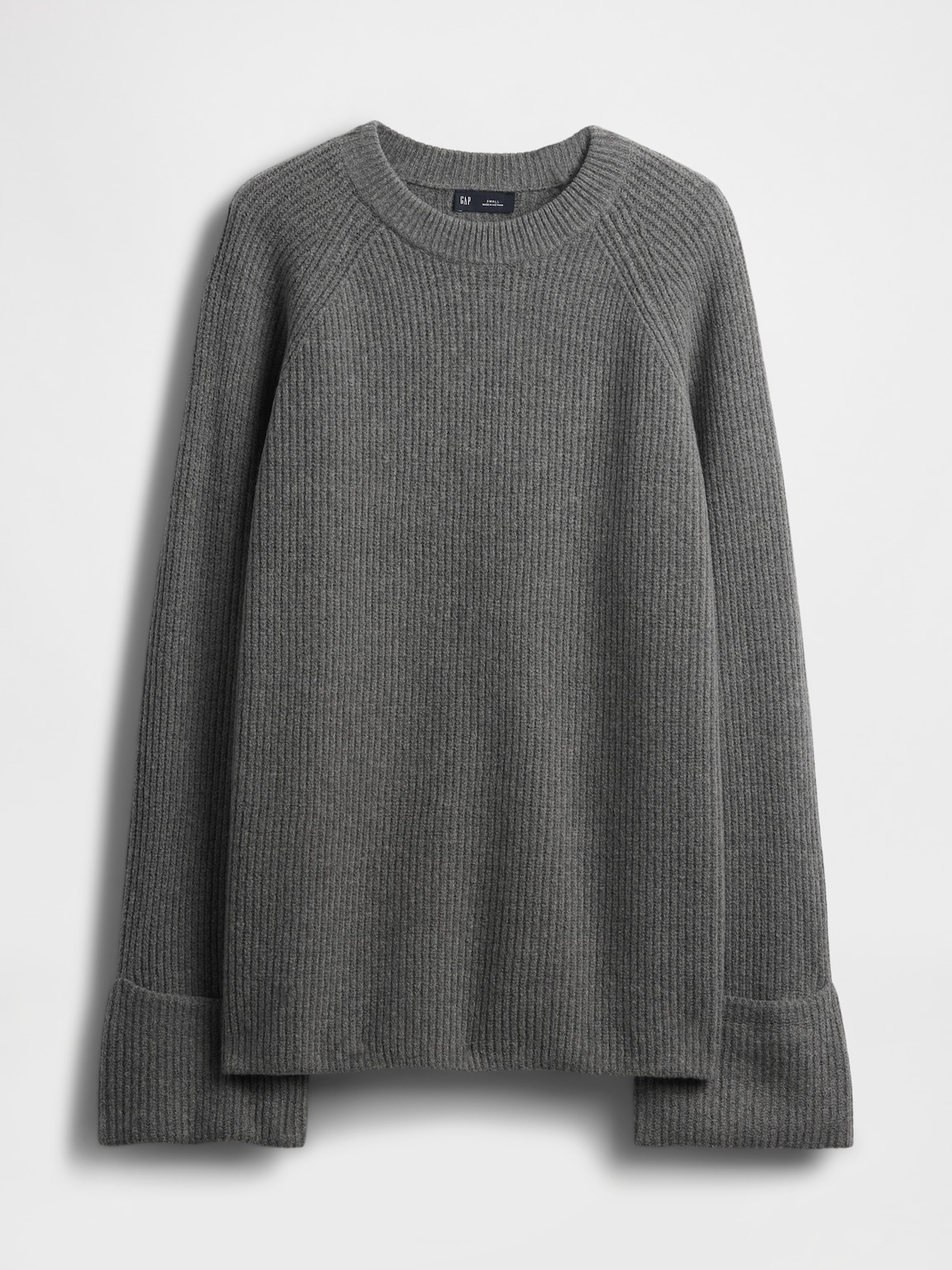 CashSoft Shaker-Stitch Boyfriend Sweater