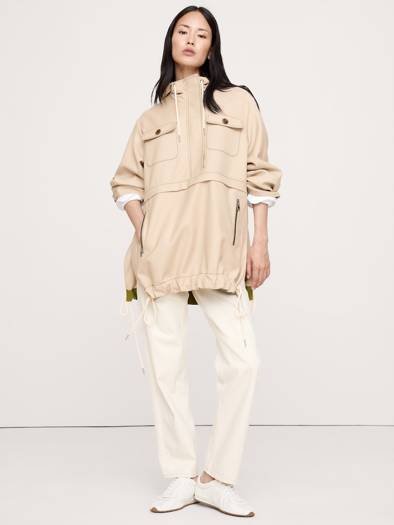 Oversized Italian Wool Utility Popover