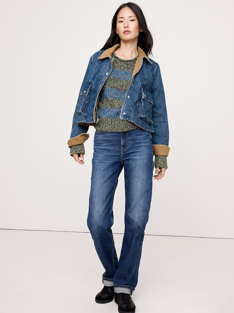 Cotton Roll-Neck Sweater