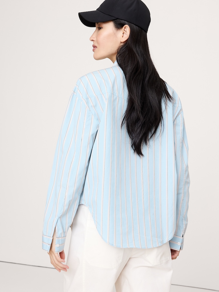 Cotton Poplin Western Shirt