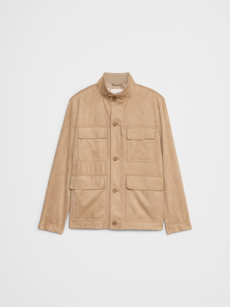 Vegan Suede Field Jacket