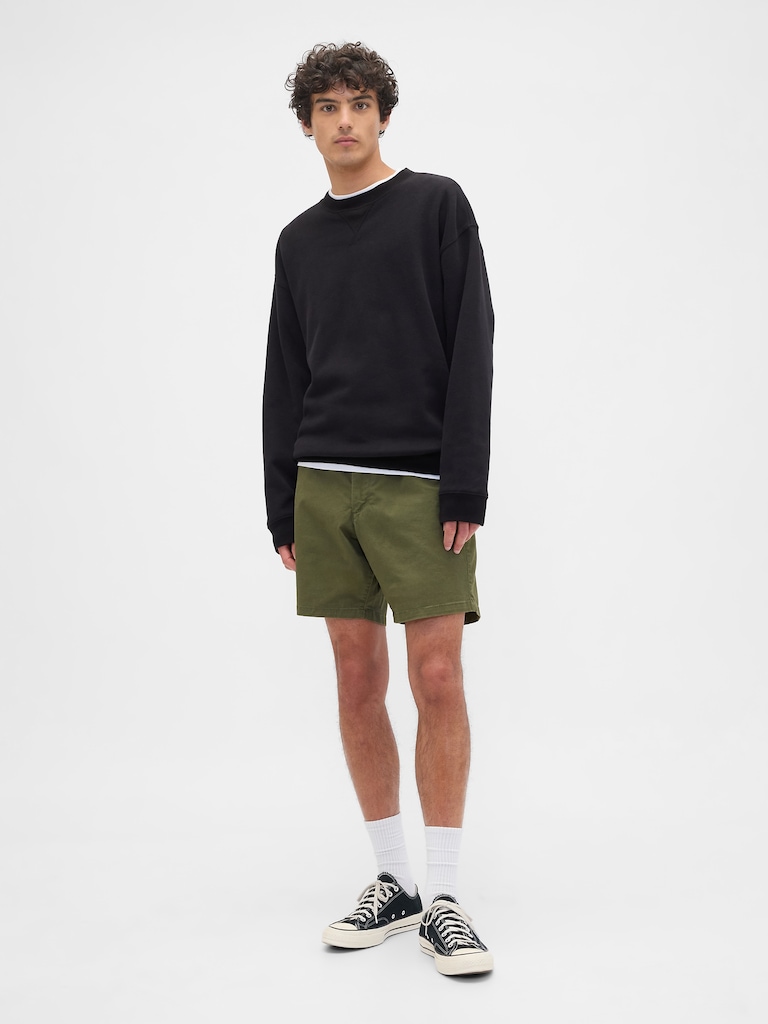 7" Essential Khaki Shorts