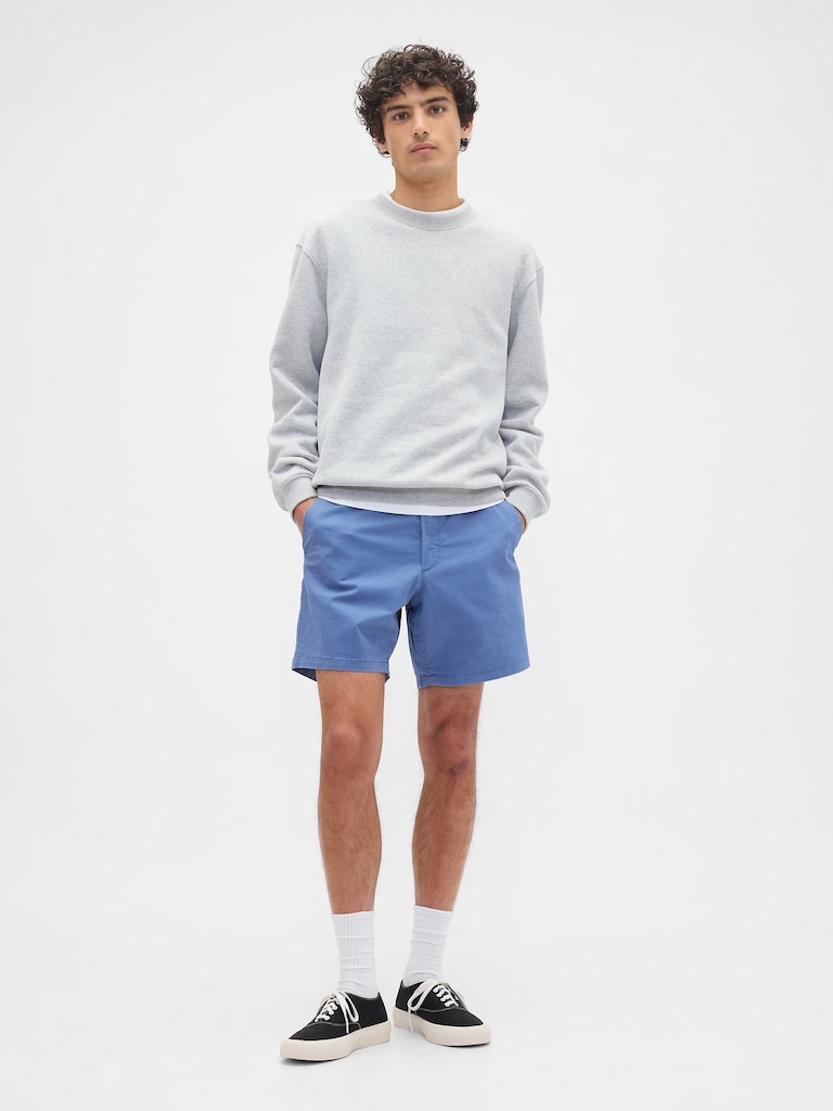 7" Essential Khaki Shorts