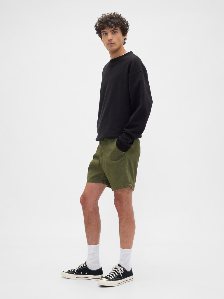 7" Essential Khaki Shorts