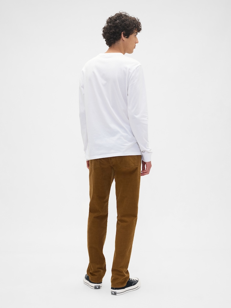 Straight Corduroy Pants