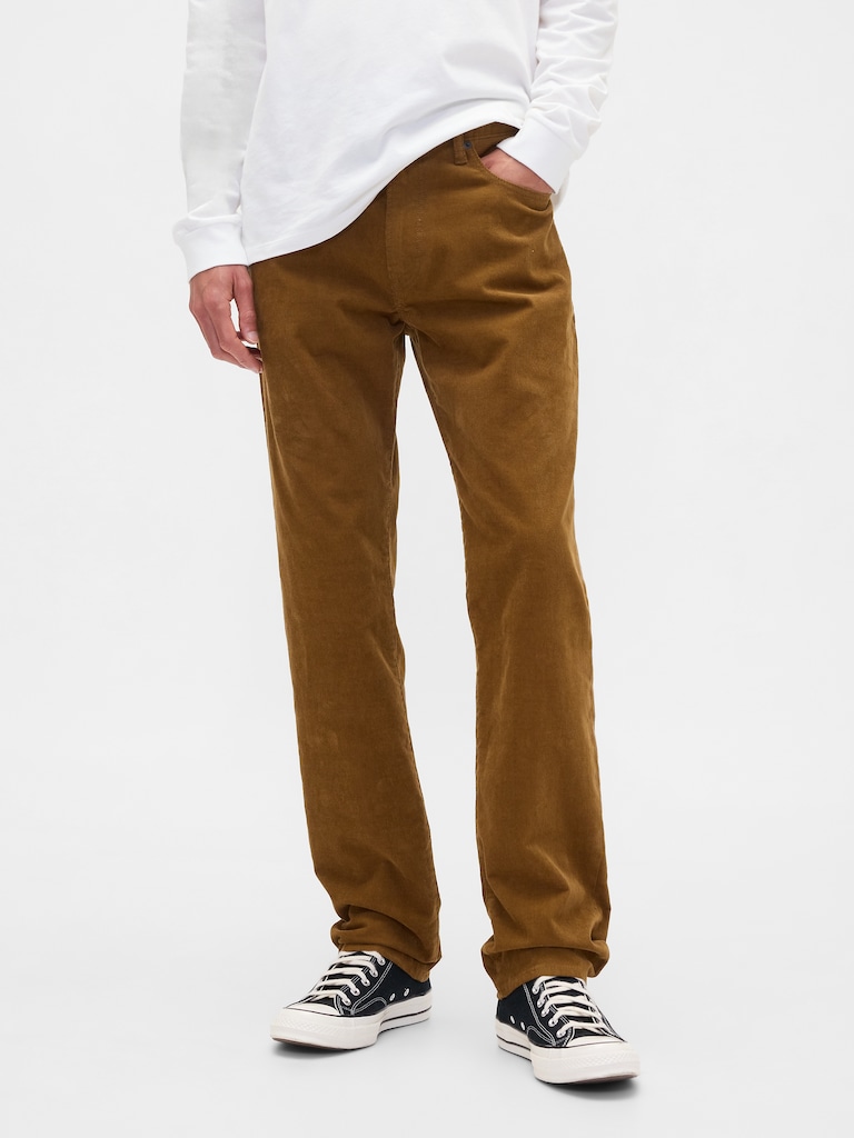 Straight Corduroy Pants