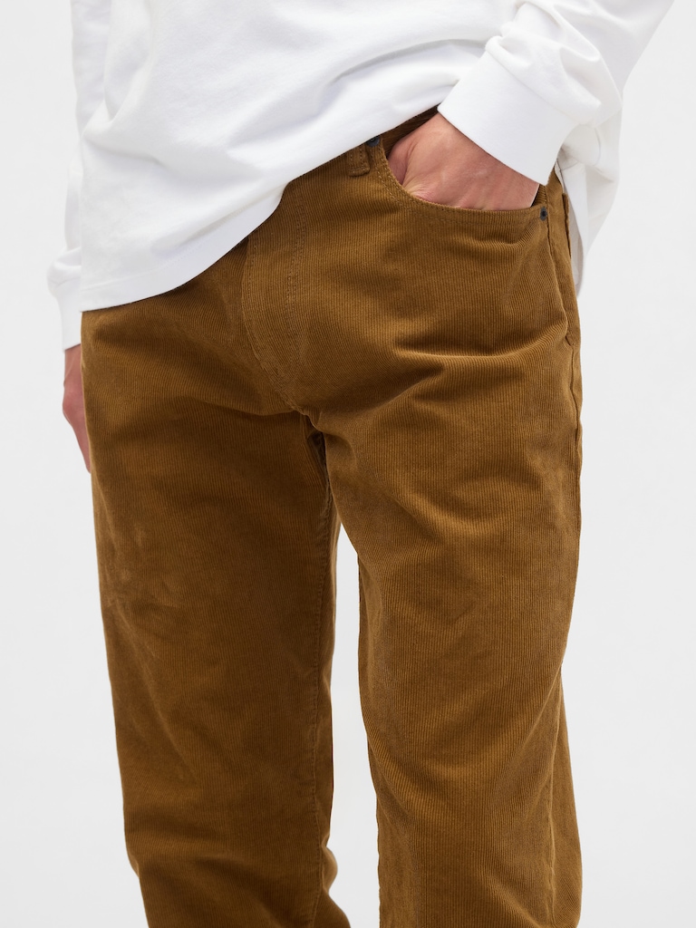 Straight Corduroy Pants