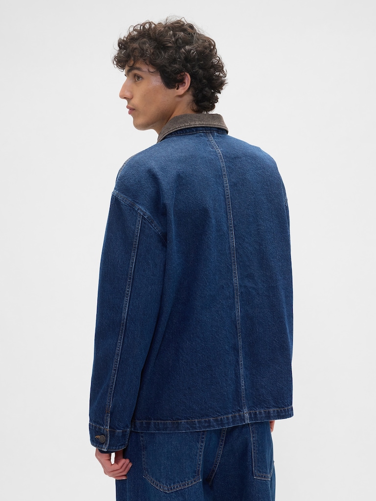 Relaxed Denim Barn Jacket