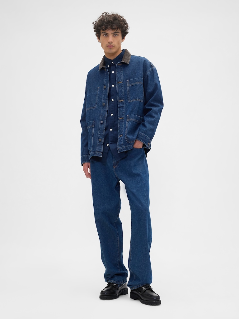 Relaxed Denim Barn Jacket