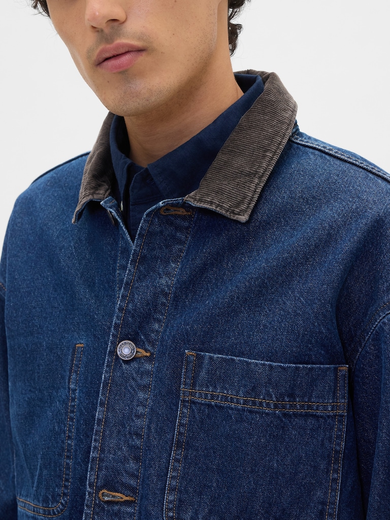 Relaxed Denim Barn Jacket