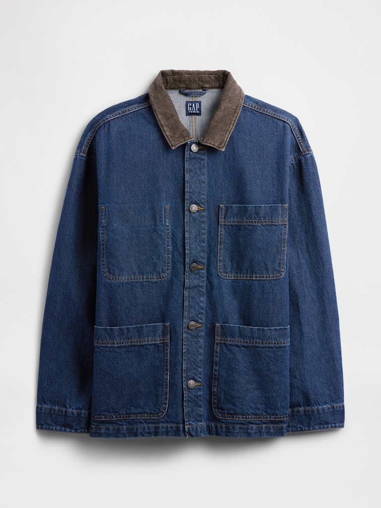 Relaxed Denim Barn Jacket