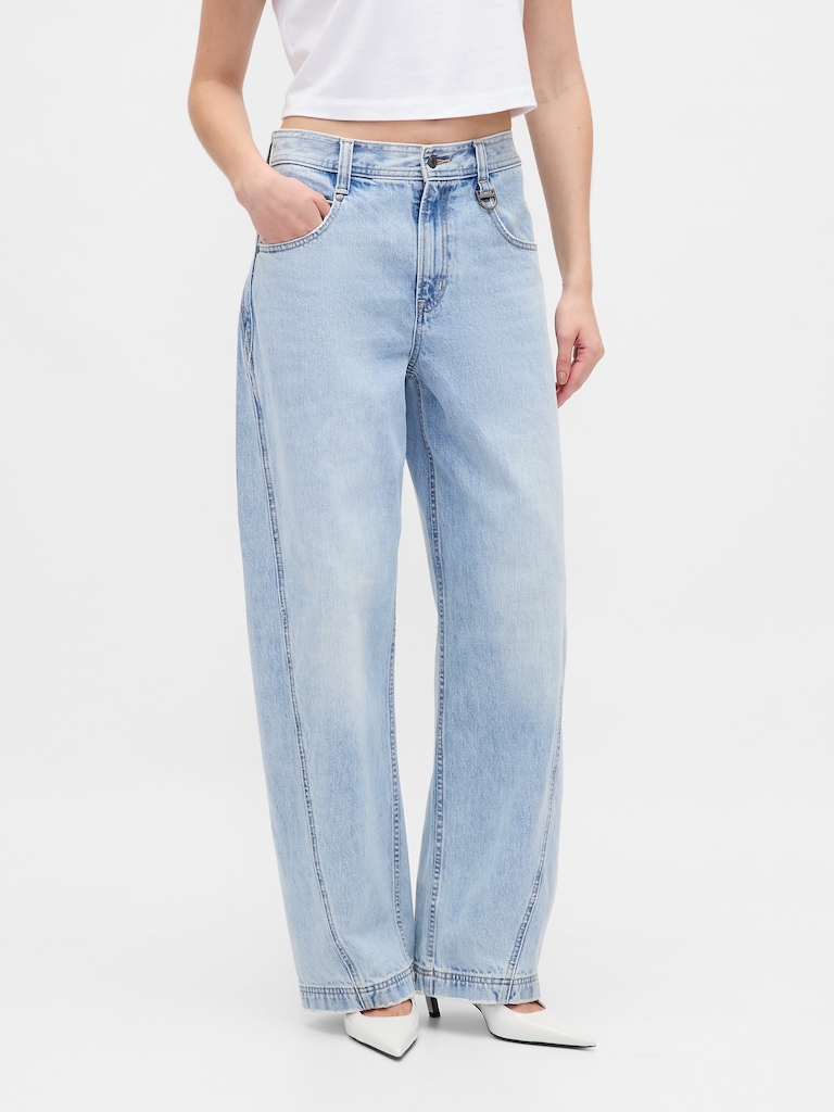 Gap × BÉIS High Rise Barrel Jeans