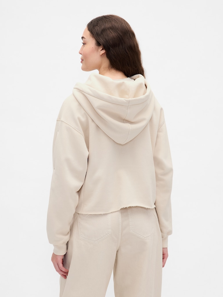 Gap × BÉIS Oversized Crop Hoodie