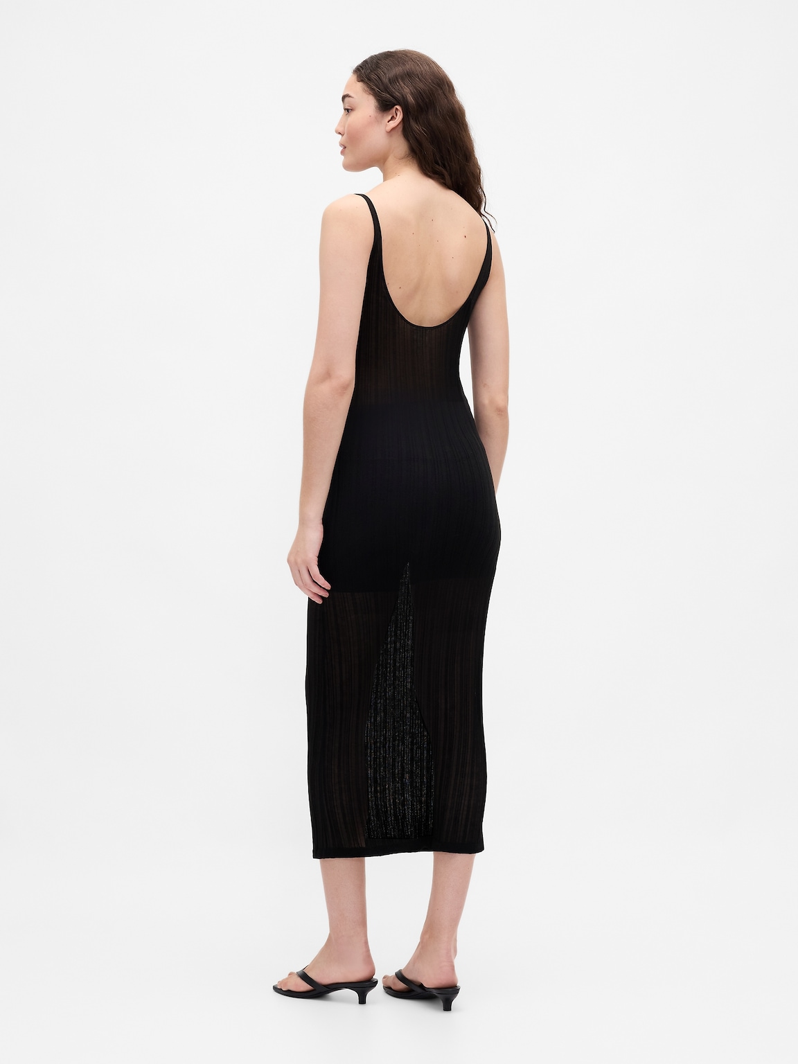 Gap × BÉIS Sheer Midi Dress