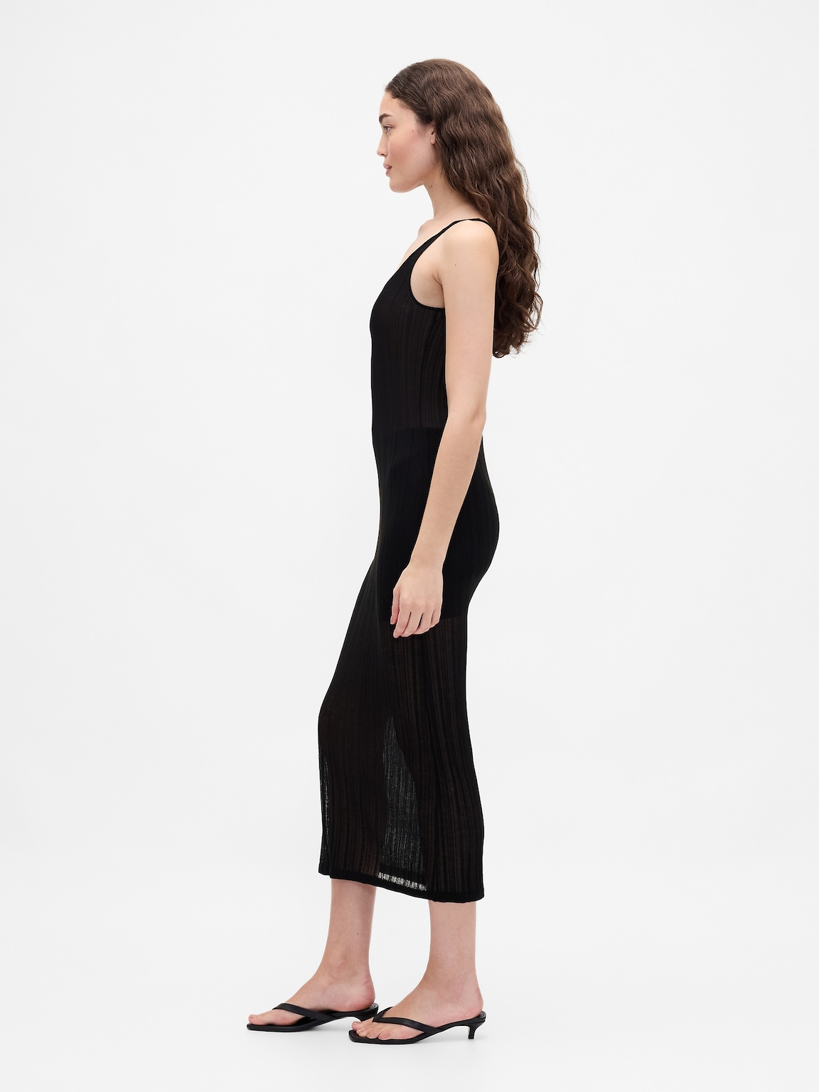 Gap × BÉIS Sheer Midi Dress