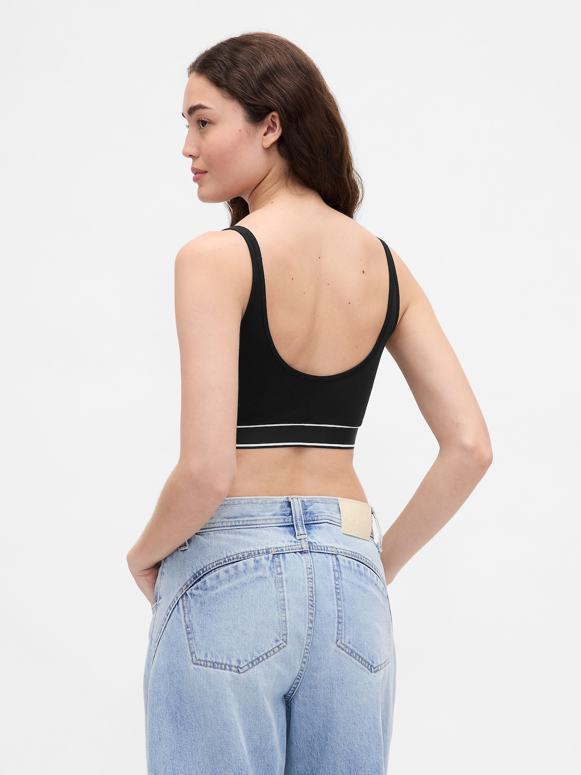 Gap × BÉIS Seamless Logo Sports Bra