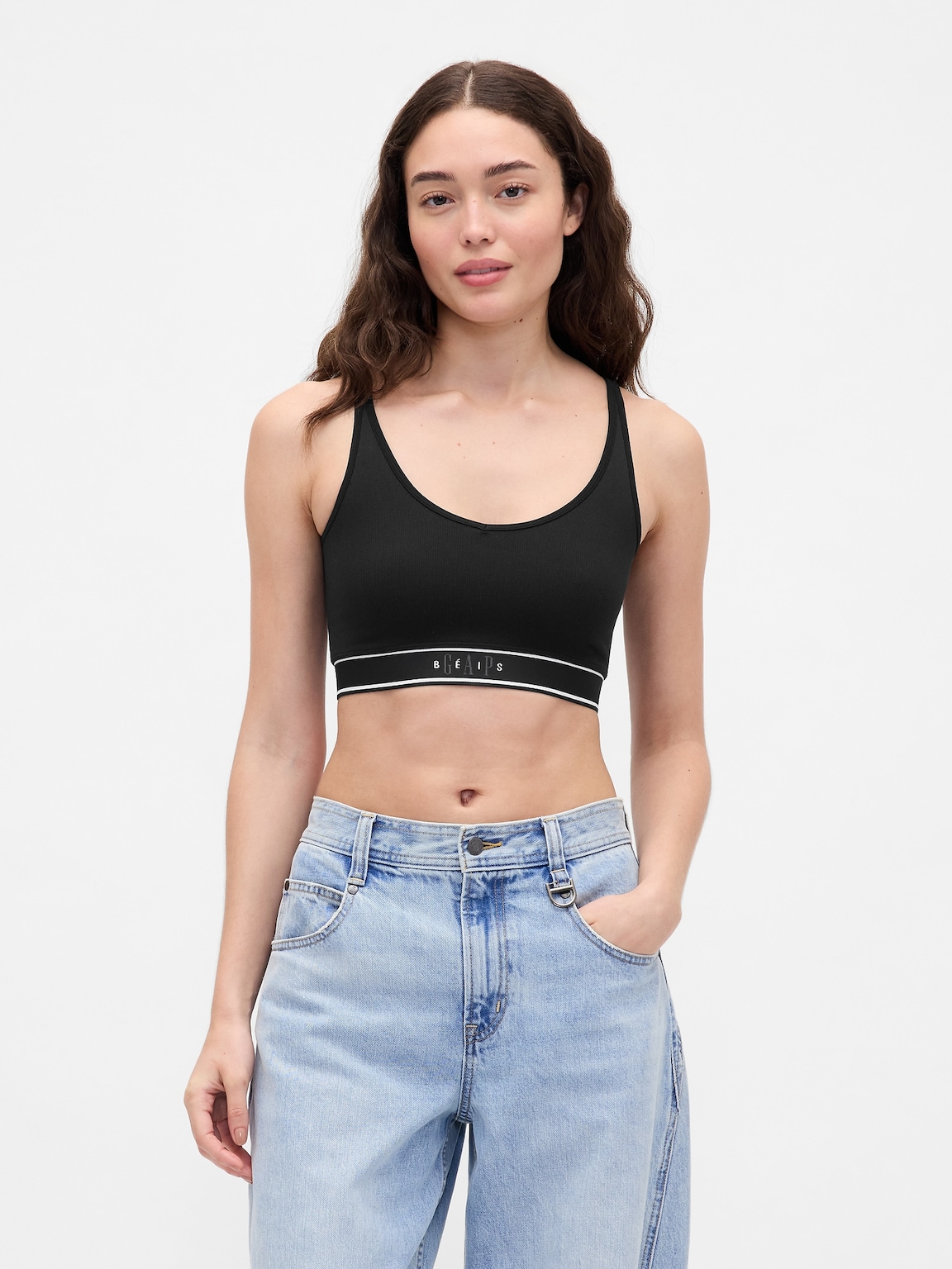Gap × BÉIS Seamless Logo Sports Bra