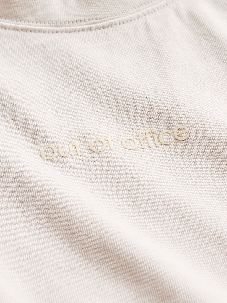 Gap × BÉIS Organic Cotton VintageSoft Crop Graphic T-Shirt