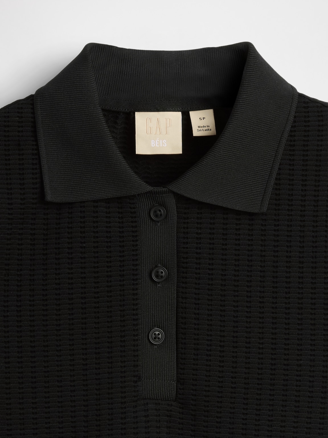 Gap × BÉIS Seamless Crop Polo Shirt