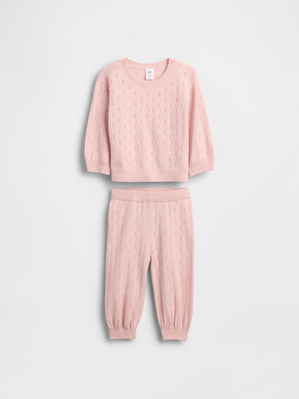Baby CashSoft Pointelle Outfit Set