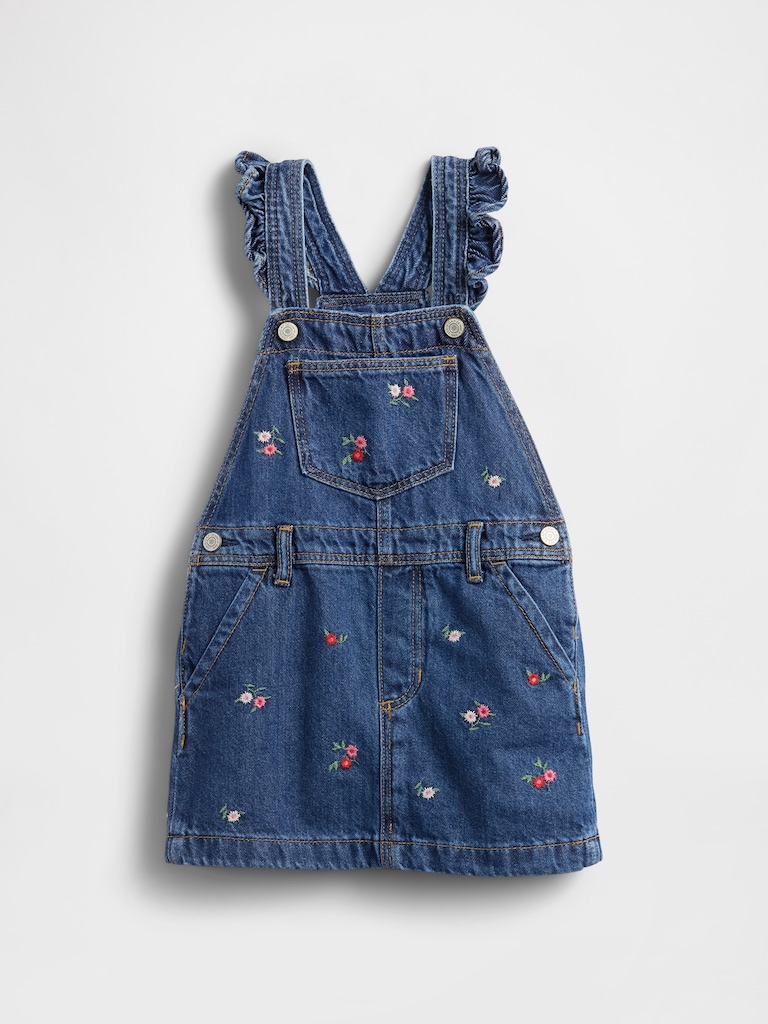 Baby & Toddler Denim Ruffle Skirtall