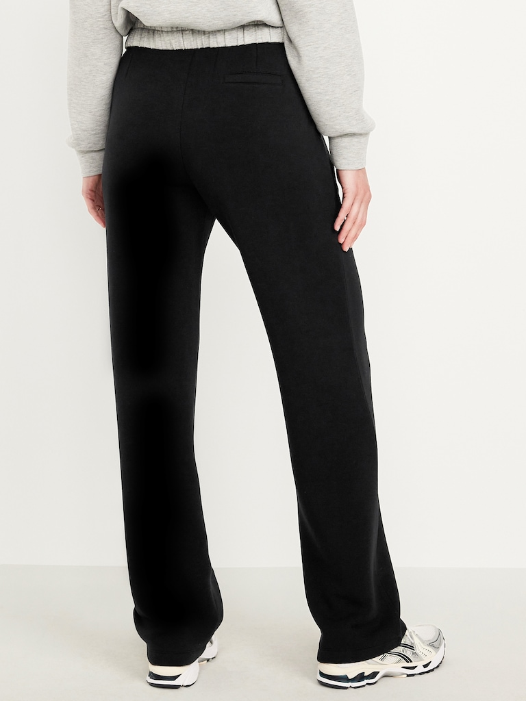 High-Waisted Bounce Fleece Trouser Sweatpants
