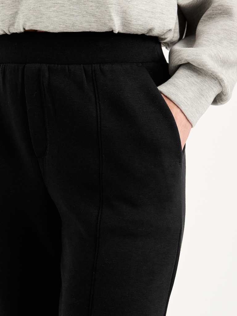 High-Waisted Bounce Fleece Trouser Sweatpants