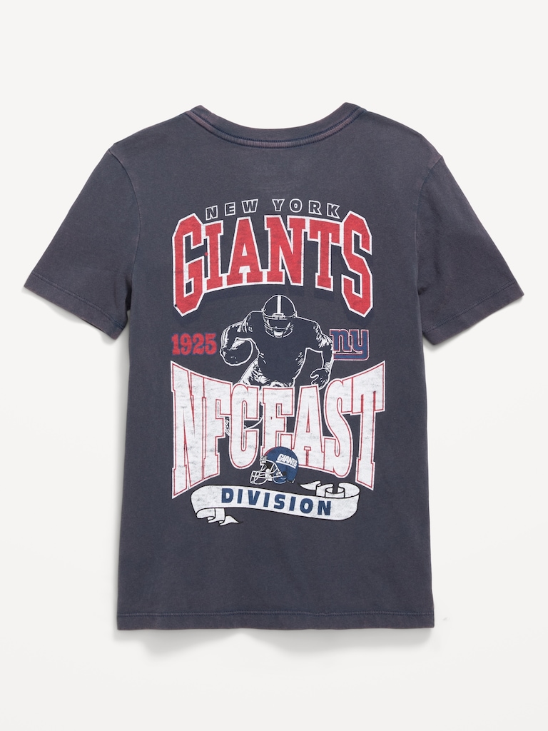 New York Giants Gender-Neutral Graphic T-Shirt for Kids