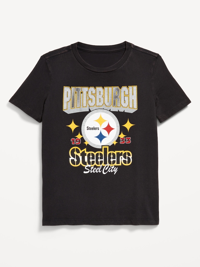 Pittsburgh Steelers Gender-Neutral Graphic T-Shirt for Kids