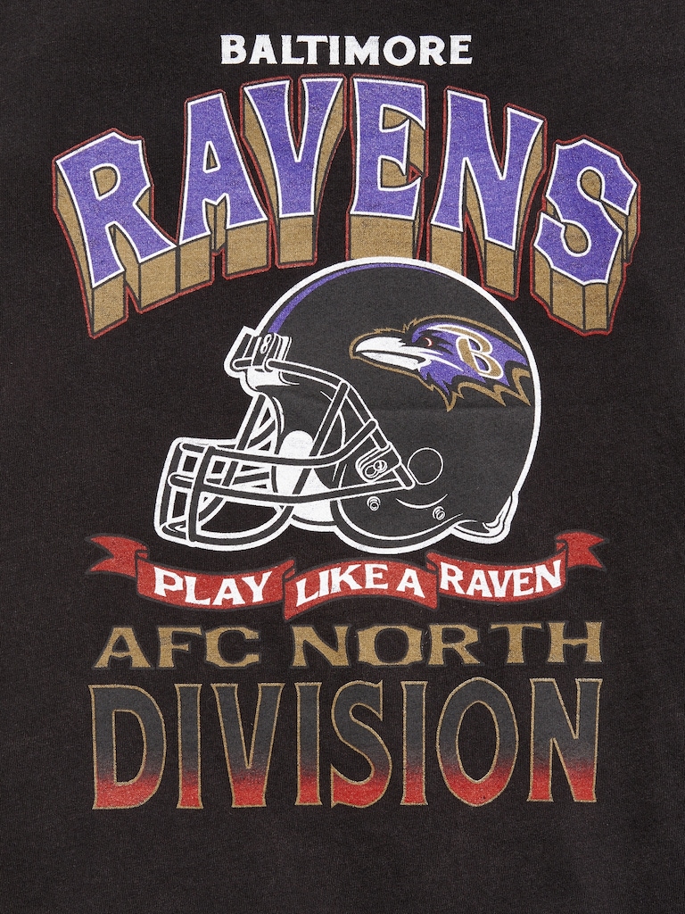 Baltimore Ravens Gender-Neutral Graphic T-Shirt for Kids