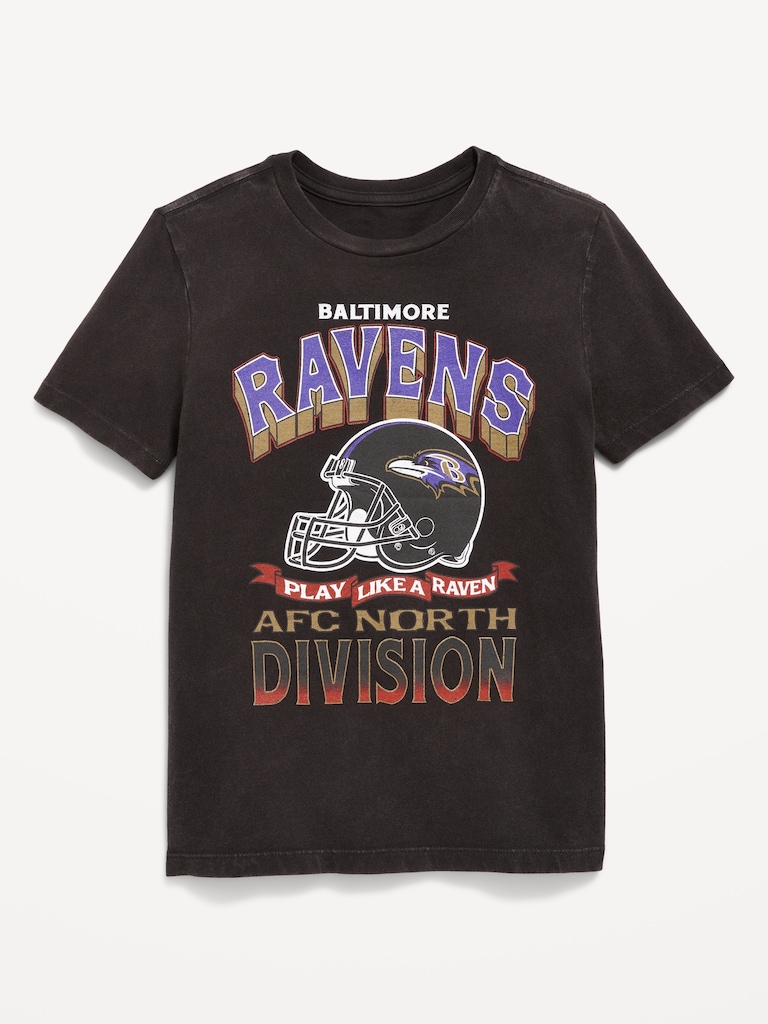 Baltimore Ravens Gender-Neutral Graphic T-Shirt for Kids