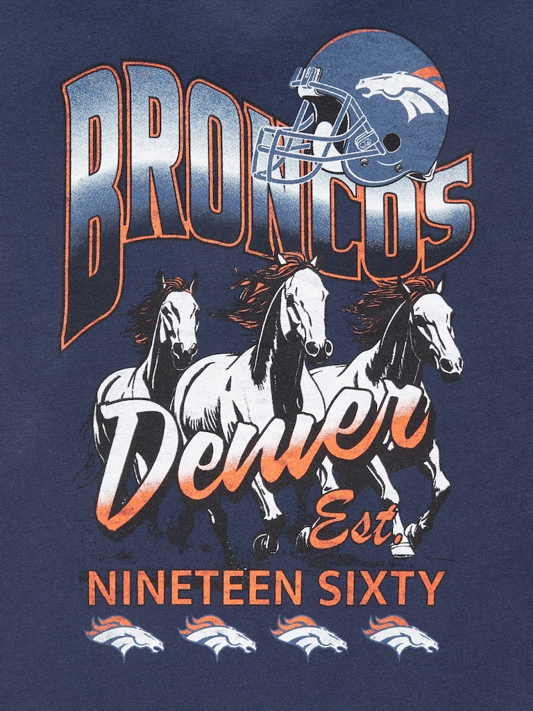 Denver Broncos Gender-Neutral Graphic T-Shirt for Kids