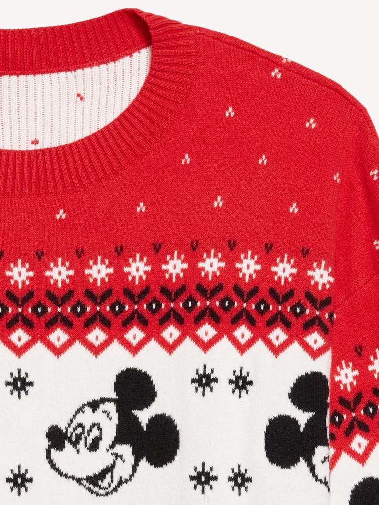 Old Navy x Disney Mickey Mouse SoSoft Fair Isle Sweater