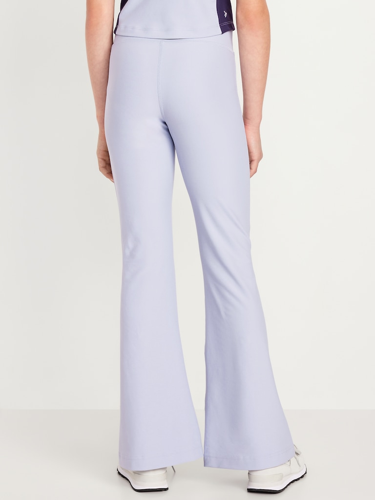 High-Waisted PowerSoft Flare-Leg Performance Leggings for Girls