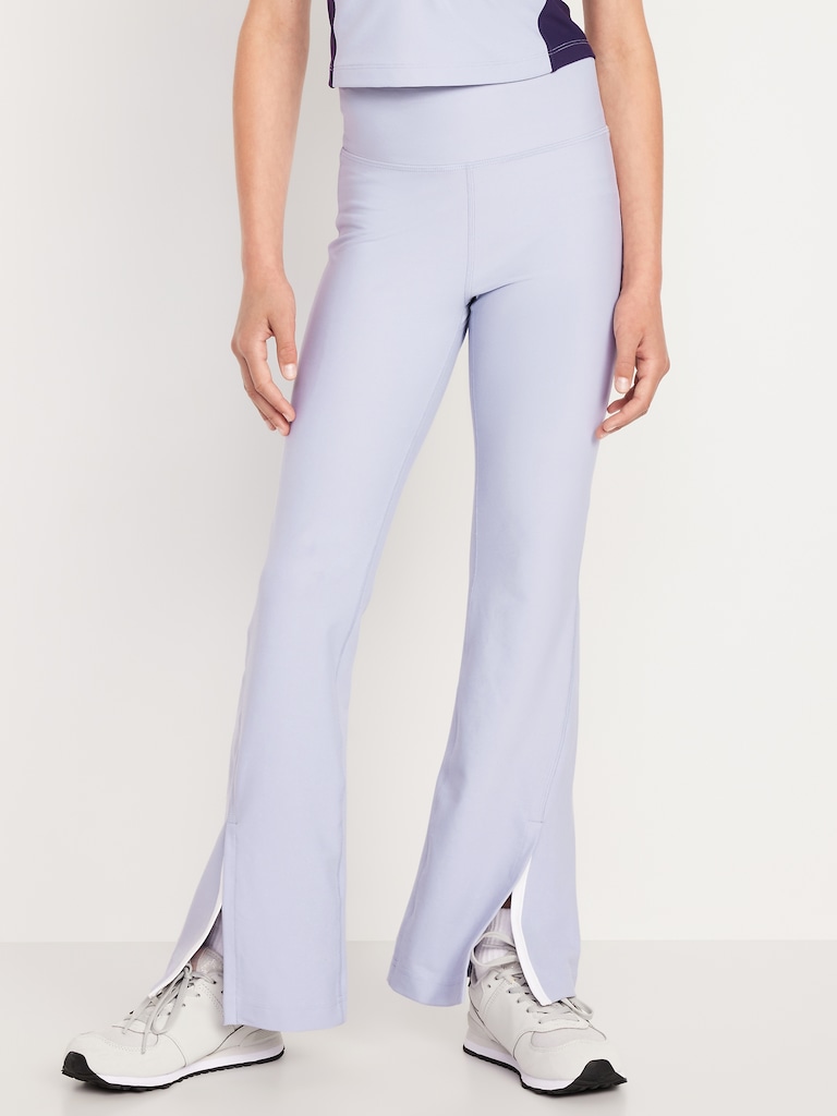 High-Waisted PowerSoft Flare-Leg Performance Leggings for Girls