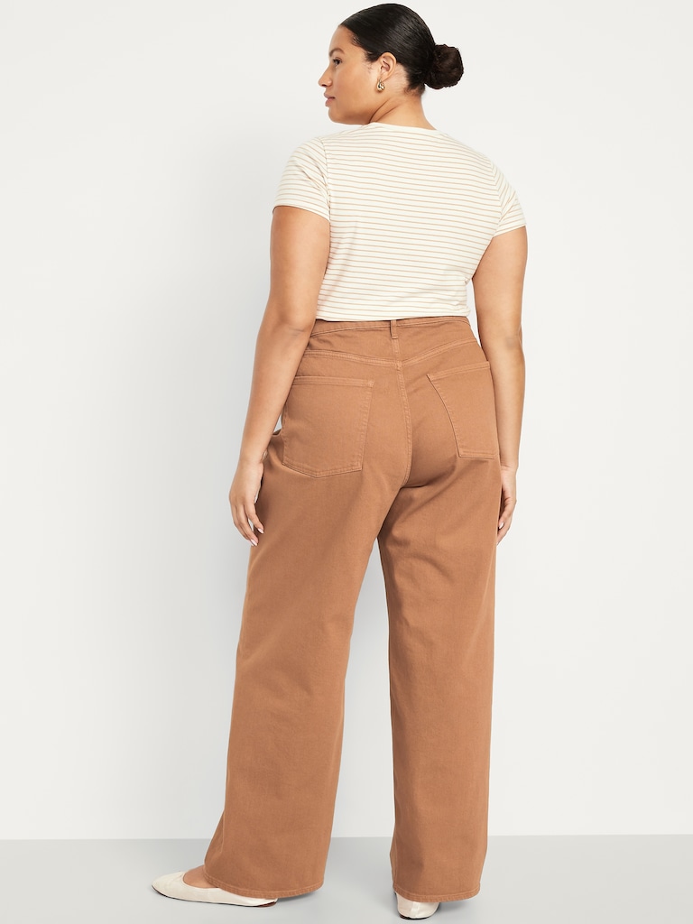 Extra High-Waisted Wide-Leg Jeans