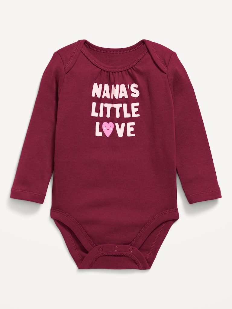 Long-Sleeve Graphic Bodysuit for Baby