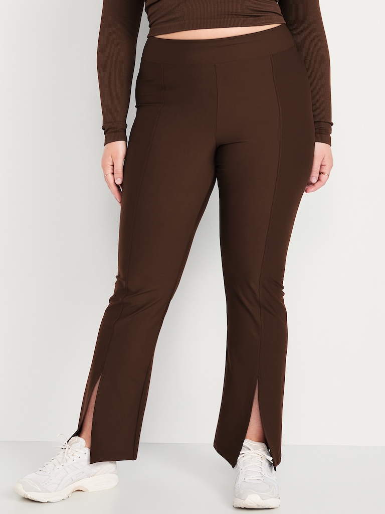 Extra High-Waisted PowerSoft Split-Flare Leggings