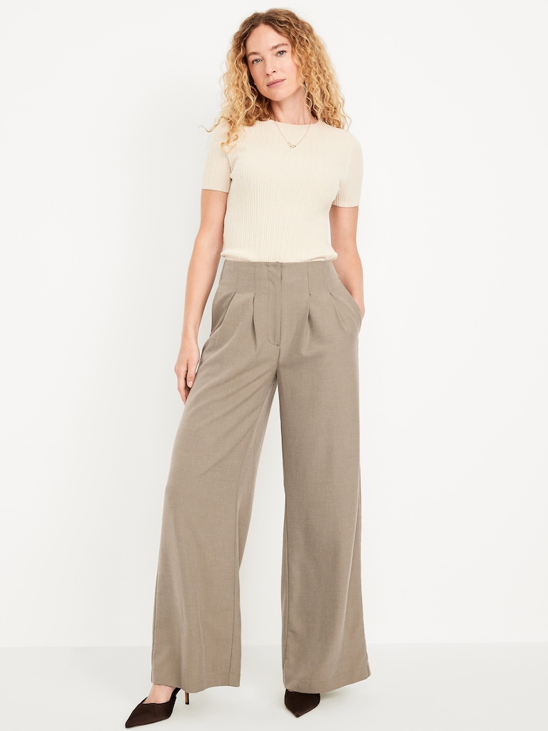 Extra High-Waisted Super Wide-Leg Pants