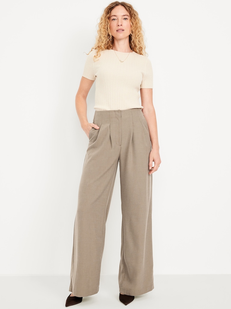 Extra High-Waisted Super Wide-Leg Pants